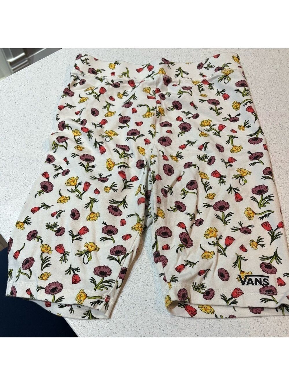 Vans Floral Print Shorts - ladies size xs